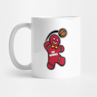 Atlanta Hawks Gingerbread Man Mug